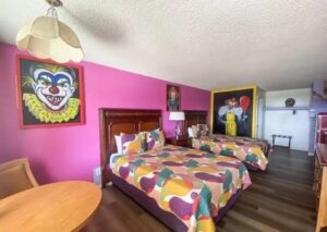 haunted clown motel room 108 in tonopah nevada