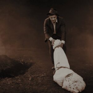 symbolizing Ian Brady and myra hindley victim